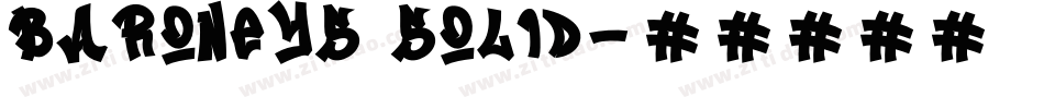 Baroneys Solid字体转换